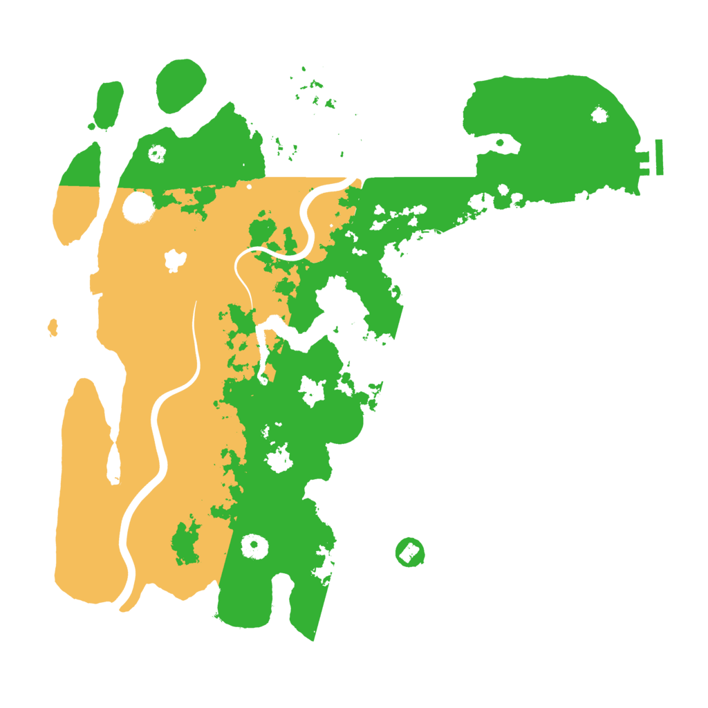 Biome Rust Map: Procedural Map, Size: 4000, Seed: 111234