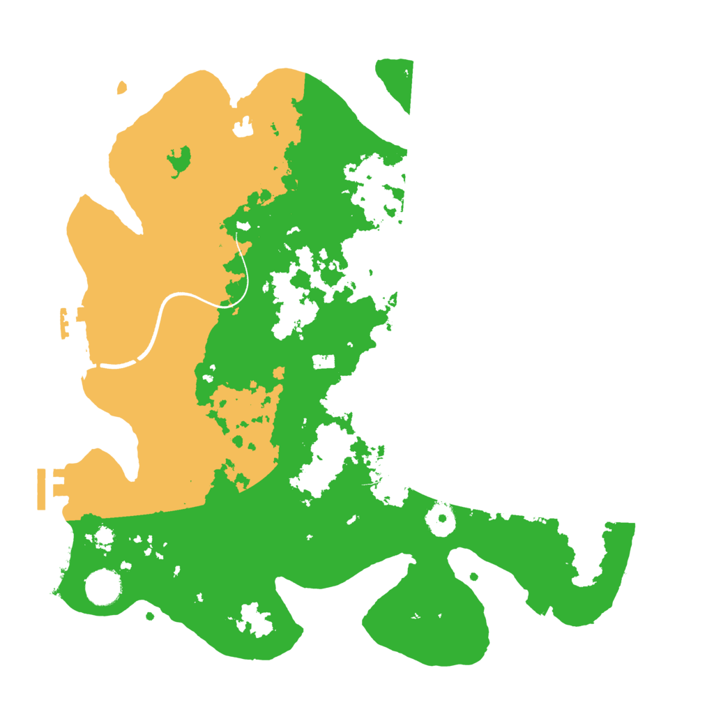 Biome Rust Map: Procedural Map, Size: 3500, Seed: 146951851