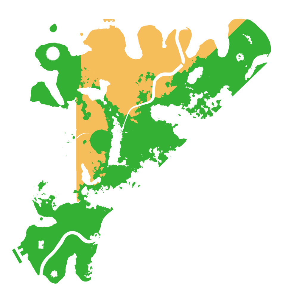 Biome Rust Map: Procedural Map, Size: 4000, Seed: 721253492