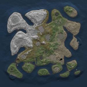 Thumbnail Rust Map: Procedural Map, Size: 3500, Seed: 289036726, 18 Monuments