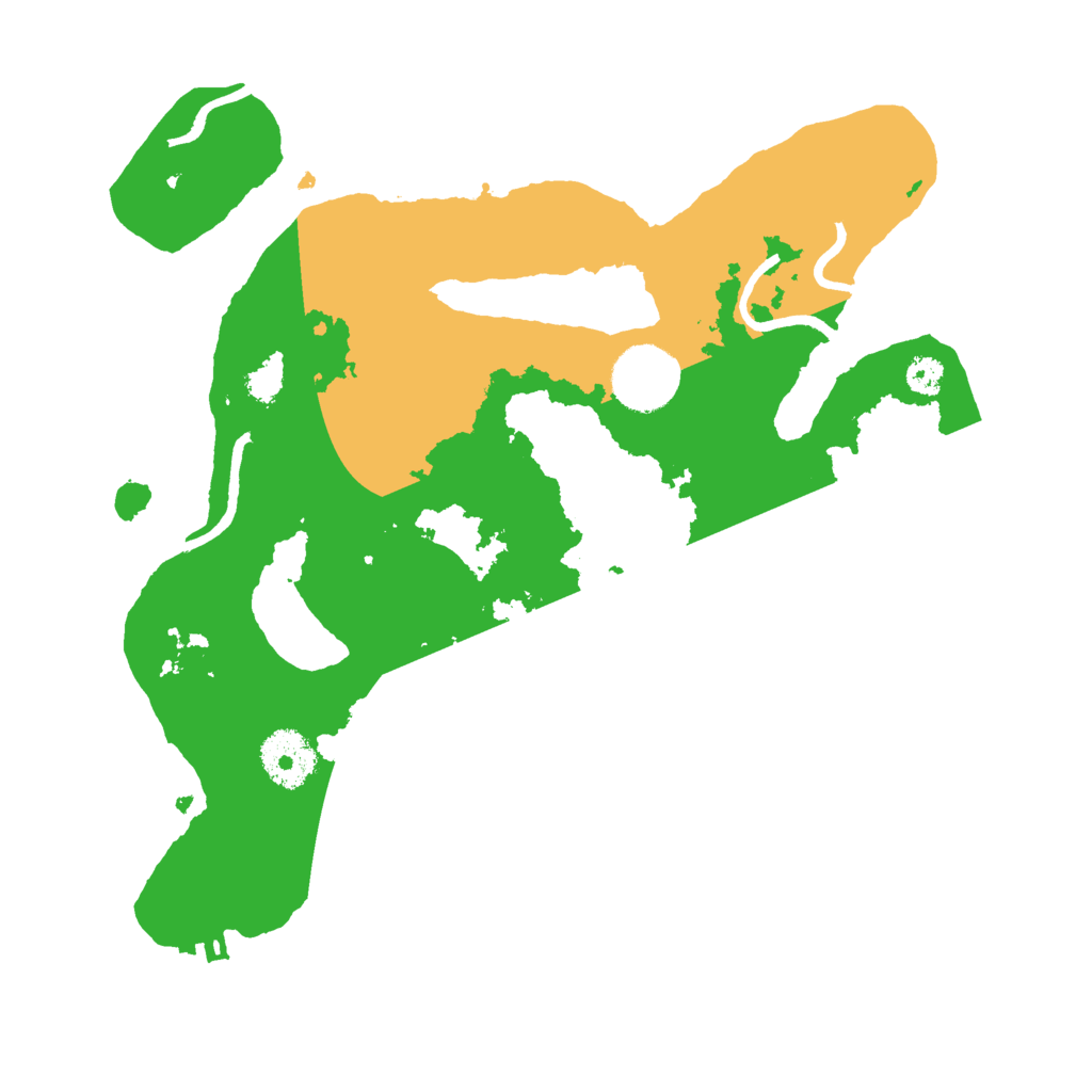 Biome Rust Map: Procedural Map, Size: 3000, Seed: 2399111