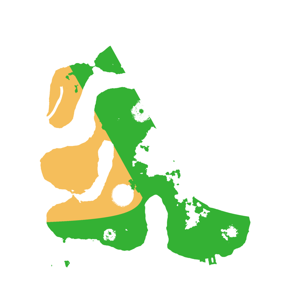 Biome Rust Map: Procedural Map, Size: 2500, Seed: 2519747