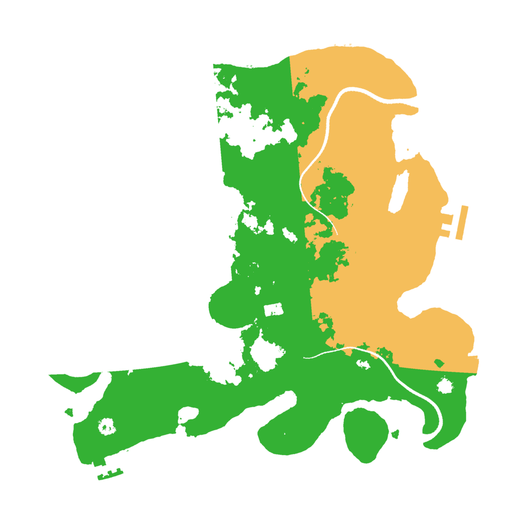 Biome Rust Map: Procedural Map, Size: 3000, Seed: 843839937