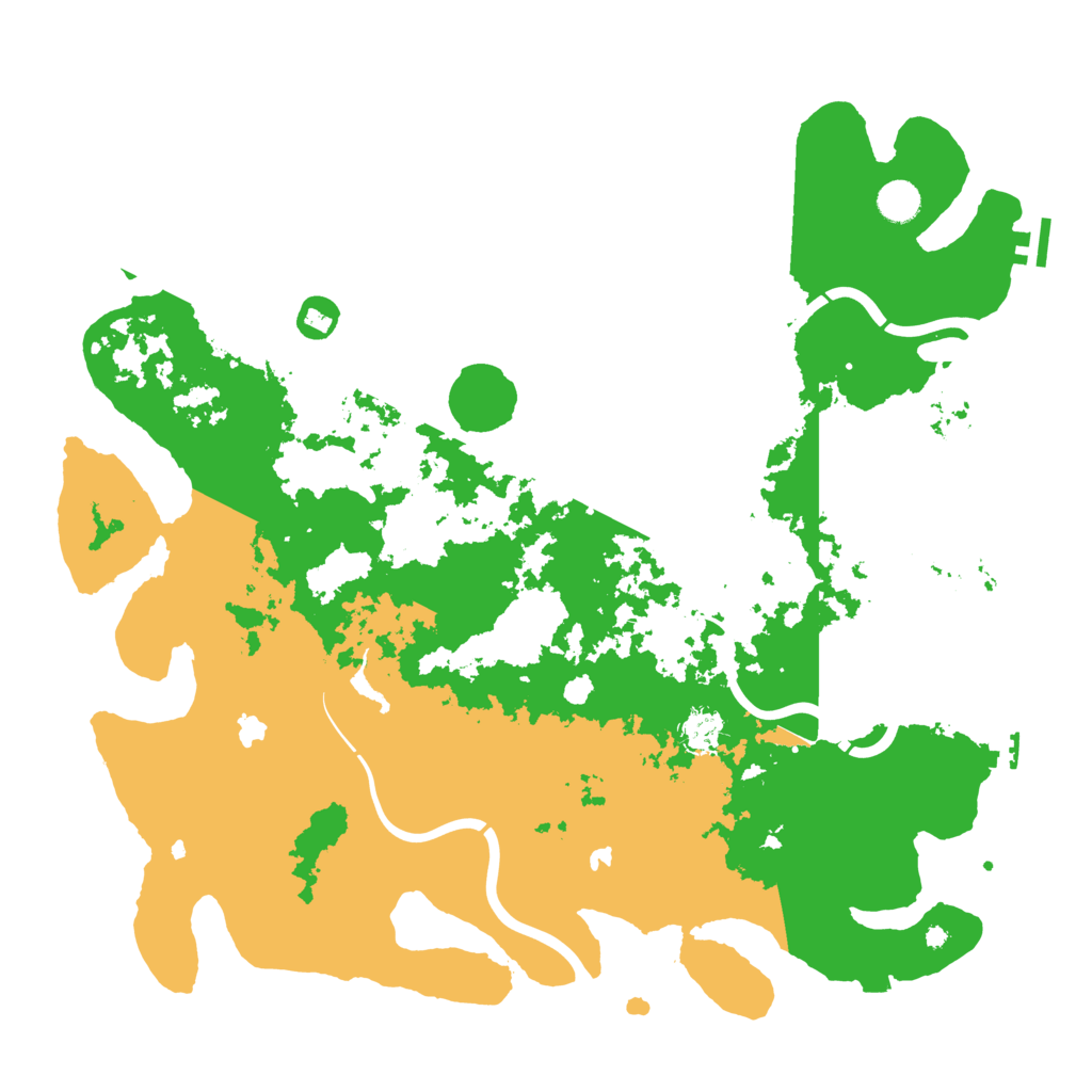Biome Rust Map: Procedural Map, Size: 4500, Seed: 9412441