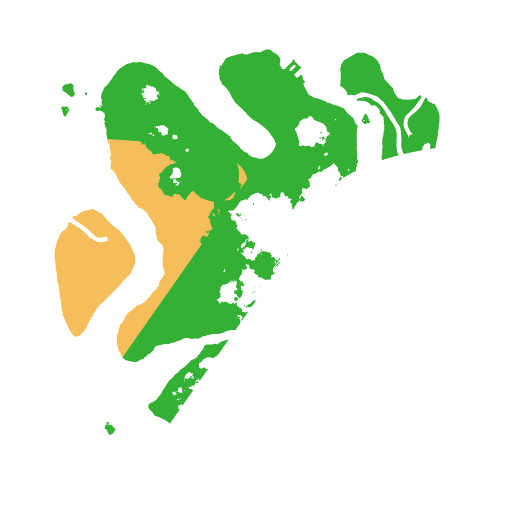 Biome Rust Map: Procedural Map, Size: 2800, Seed: 201080