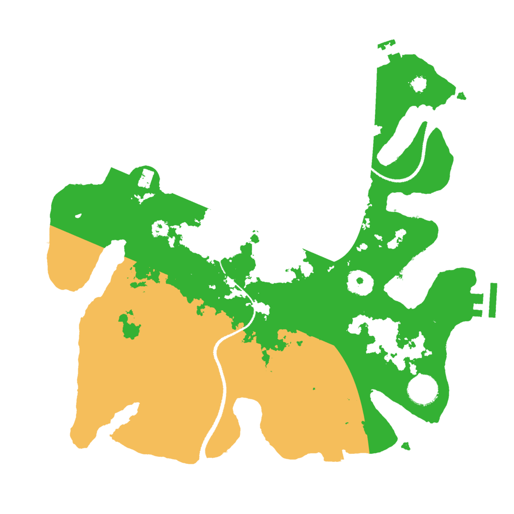 Biome Rust Map: Procedural Map, Size: 3000, Seed: 69556