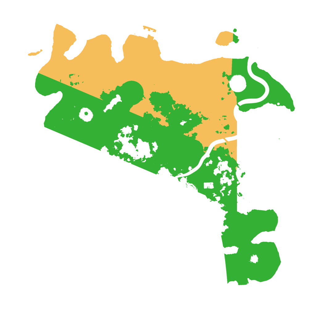 Biome Rust Map: Procedural Map, Size: 3500, Seed: 602276130