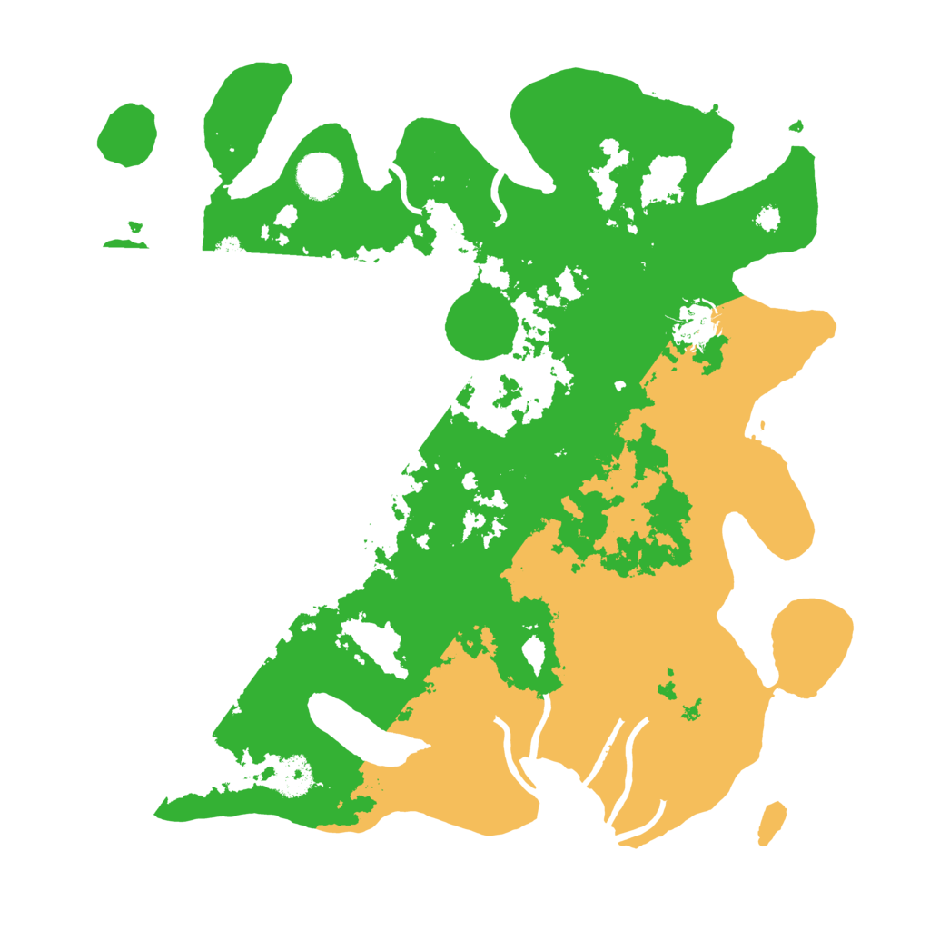 Biome Rust Map: Procedural Map, Size: 3500, Seed: 136810441