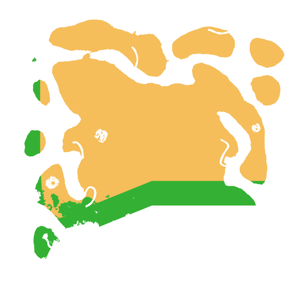 Biome Rust Map: Procedural Map, Size: 3600, Seed: 535803667