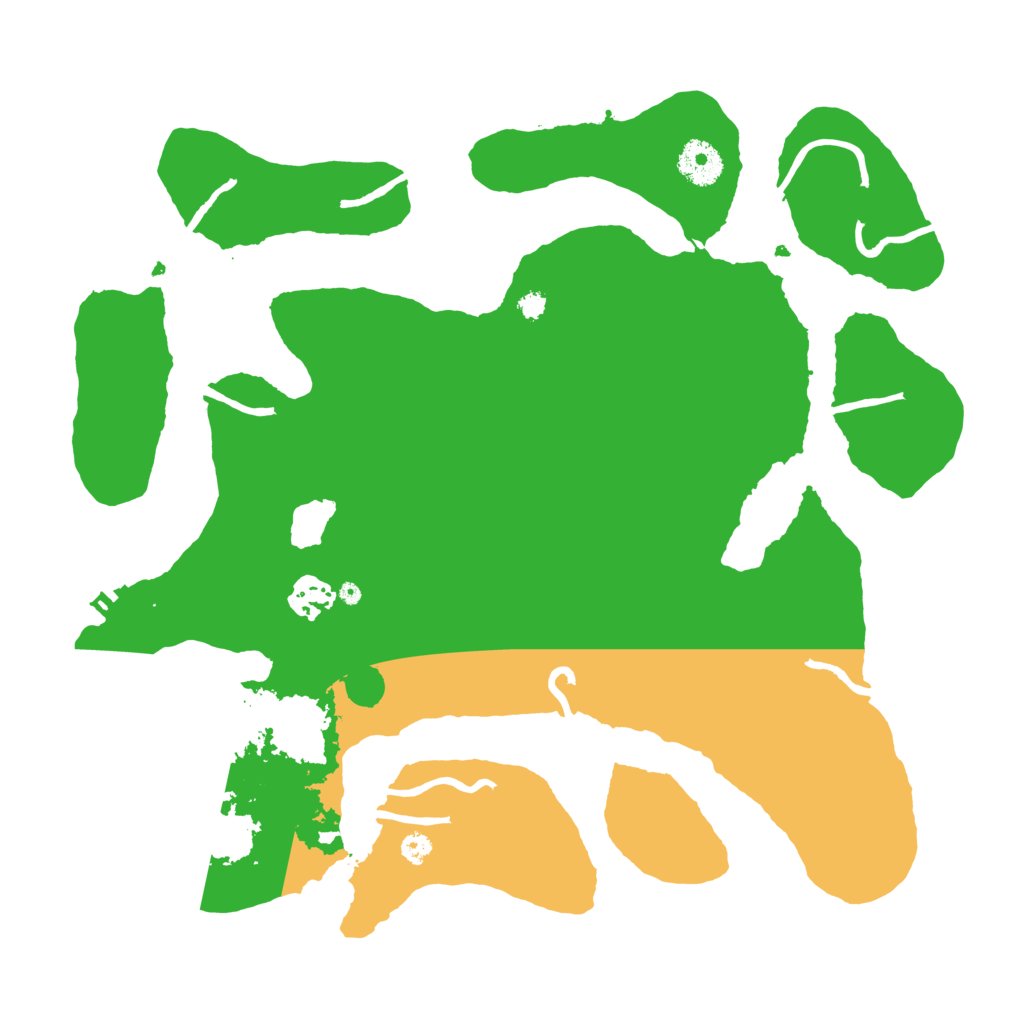 Biome Rust Map: Procedural Map, Size: 3500, Seed: 144539264