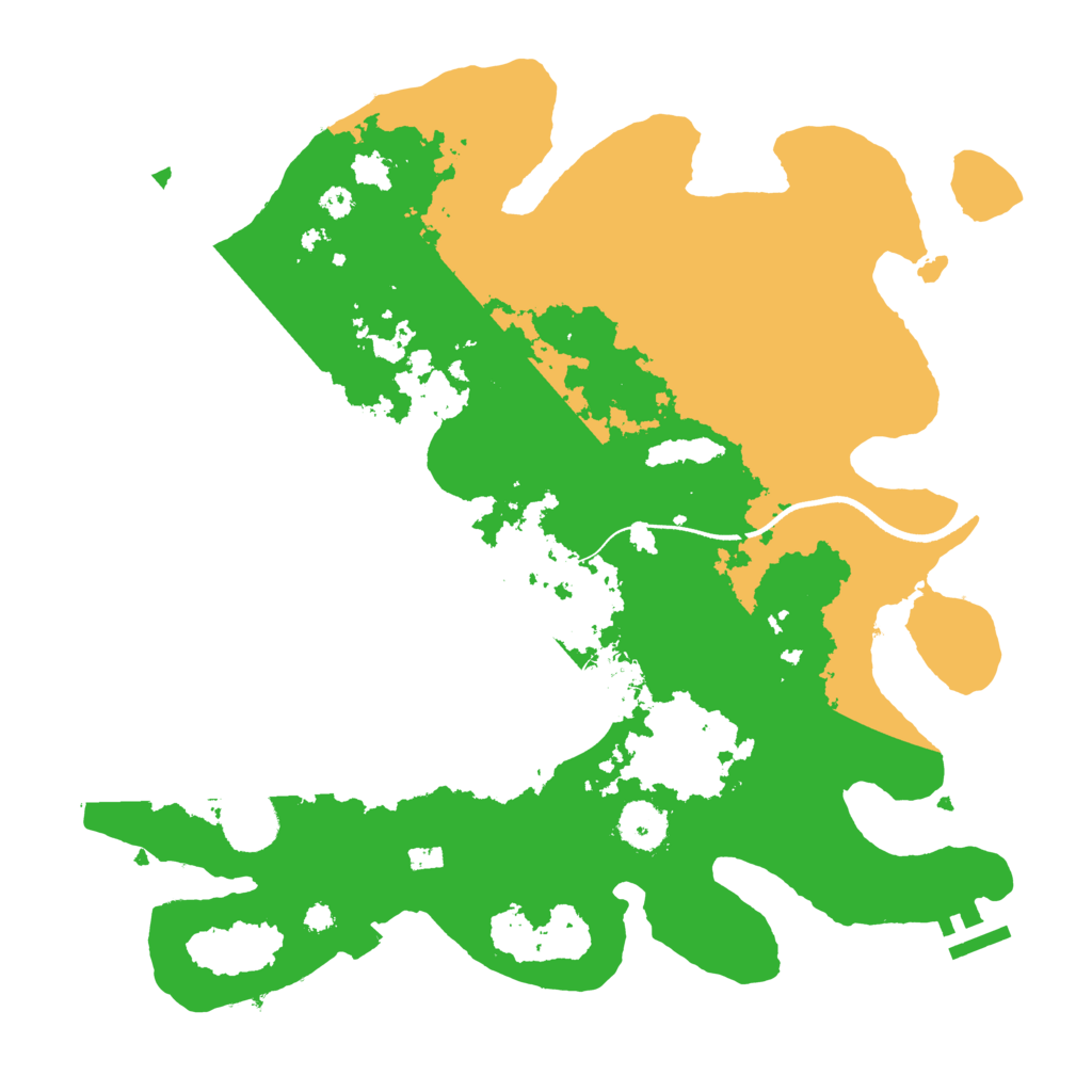 Biome Rust Map: Procedural Map, Size: 3500, Seed: 2027156783