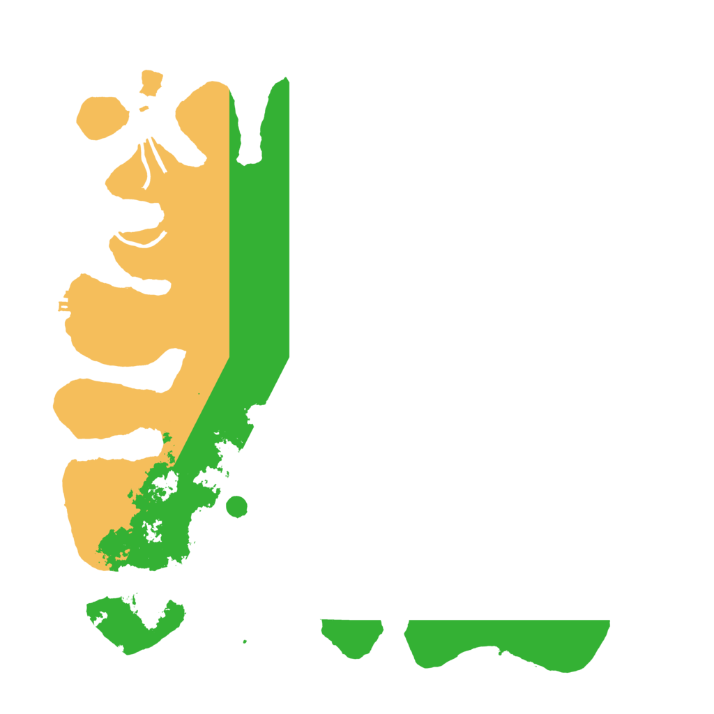 Biome Rust Map: Procedural Map, Size: 4500, Seed: 70069420