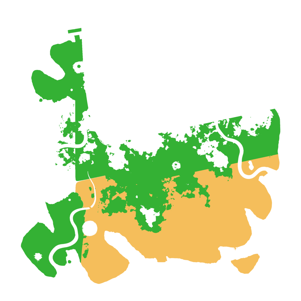 Biome Rust Map: Procedural Map, Size: 3600, Seed: 93018645