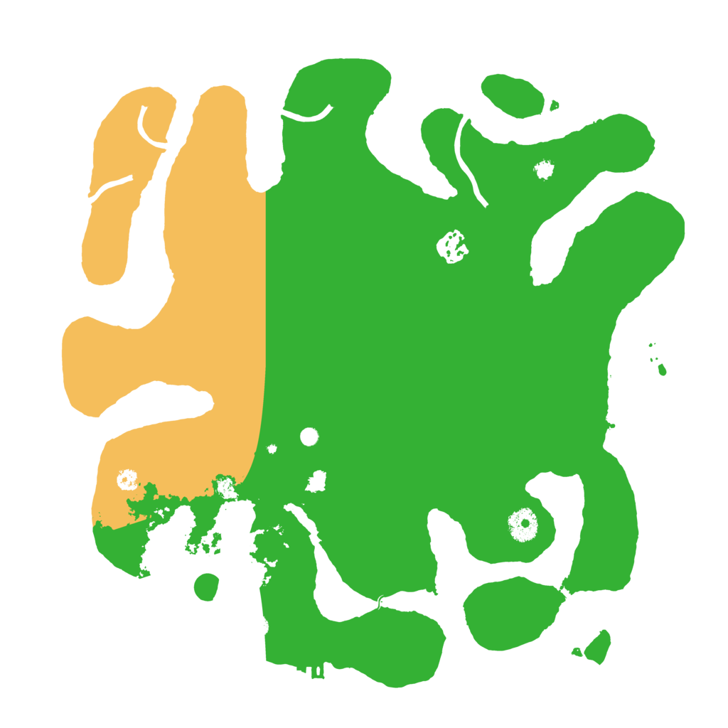 Biome Rust Map: Procedural Map, Size: 3500, Seed: 58364