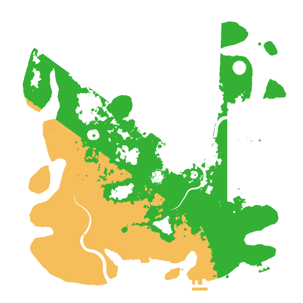 Biome Rust Map: Procedural Map, Size: 3950, Seed: 2112834568