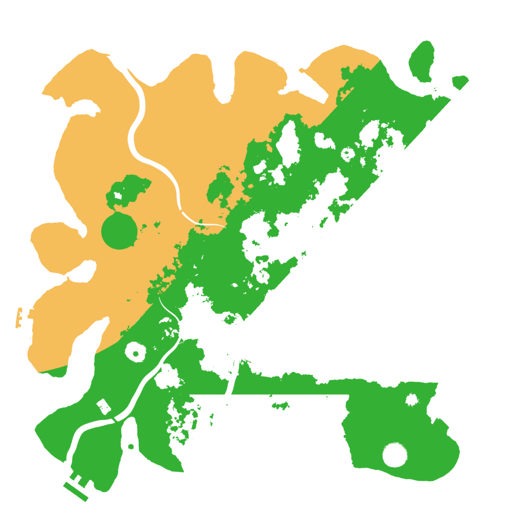 Biome Rust Map: Procedural Map, Size: 3850, Seed: 447541011