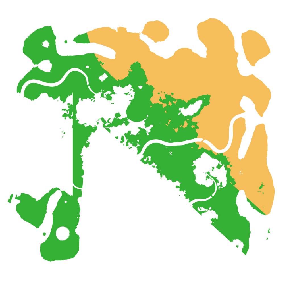 Biome Rust Map: Procedural Map, Size: 3750, Seed: 566606068