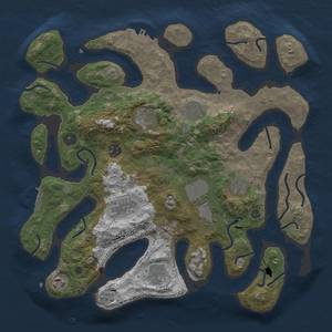 Thumbnail Rust Map: Procedural Map, Size: 3750, Seed: 566606068, 17 Monuments