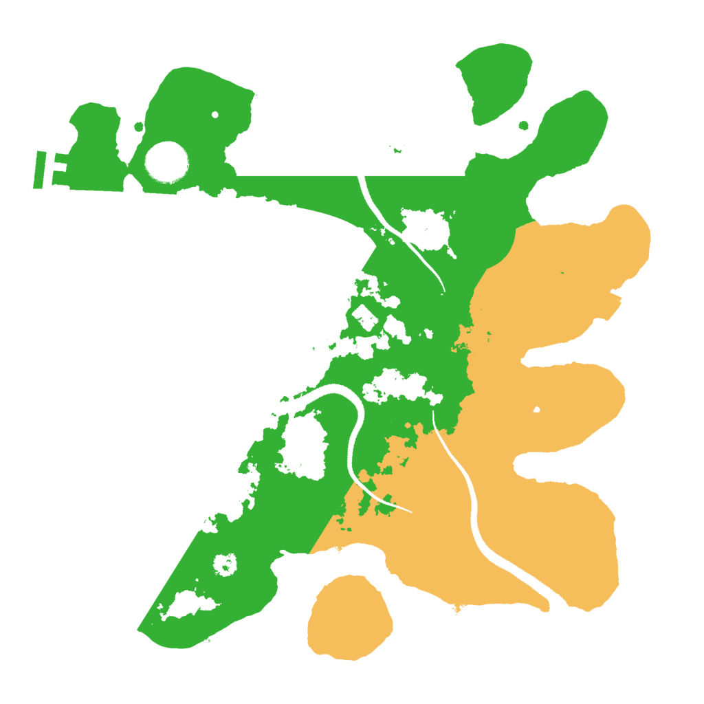 Biome Rust Map: Procedural Map, Size: 3000, Seed: 1939241805