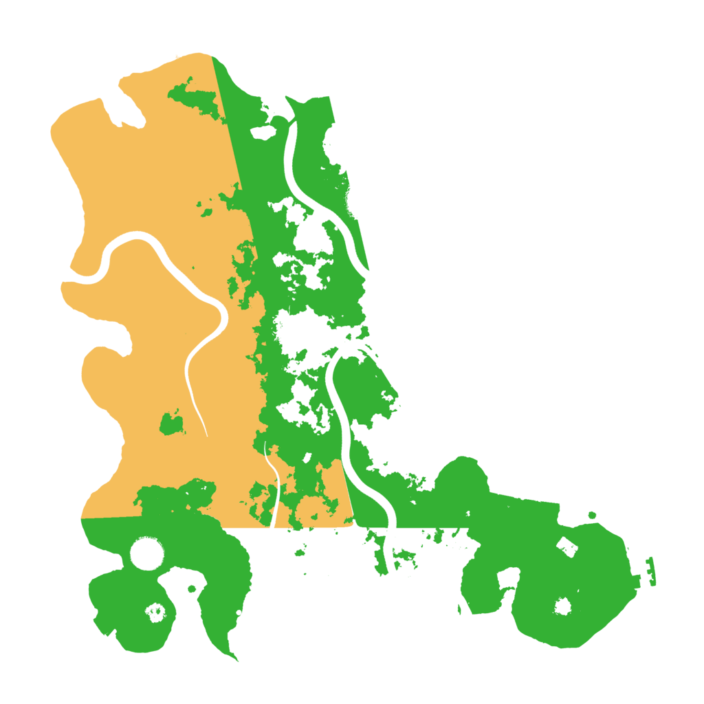 Biome Rust Map: Procedural Map, Size: 3700, Seed: 1020152267
