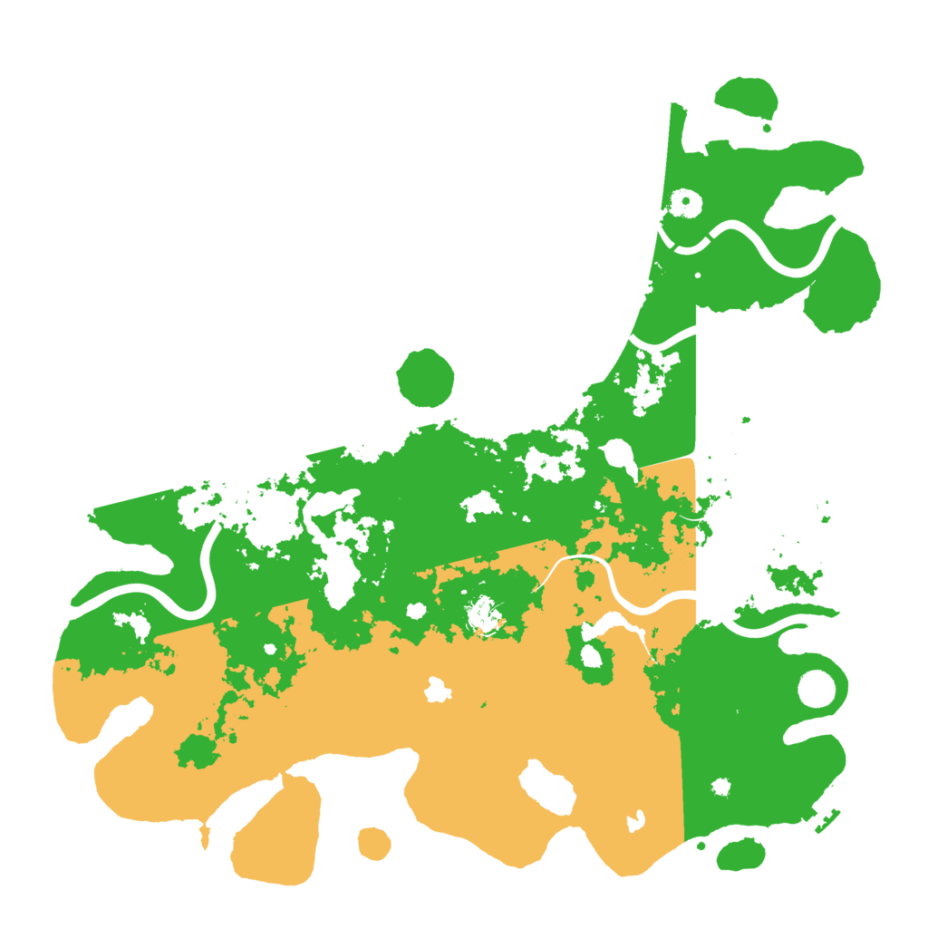 Biome Rust Map: Procedural Map, Size: 4500, Seed: 295725718