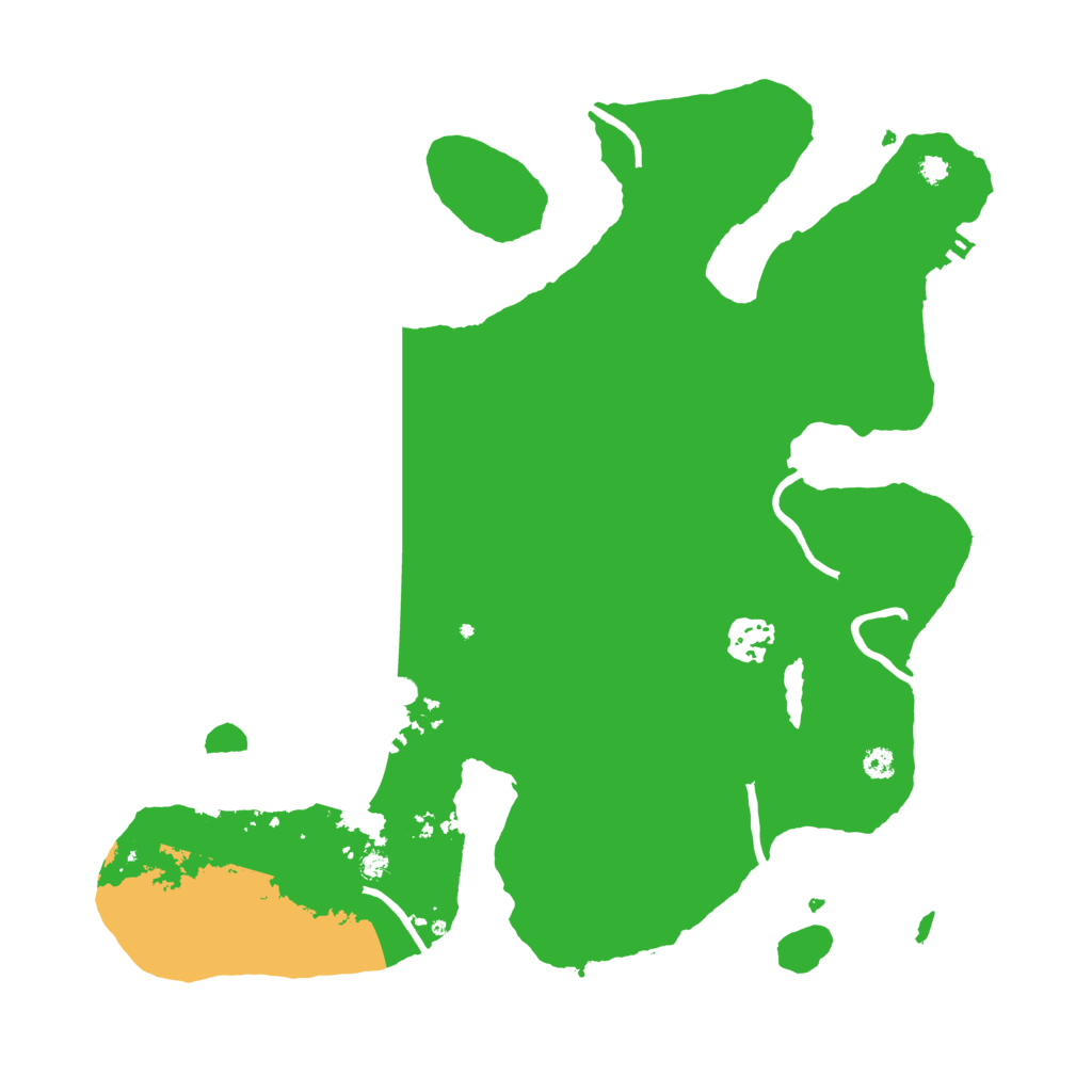 Biome Rust Map: Procedural Map, Size: 3500, Seed: 800463492