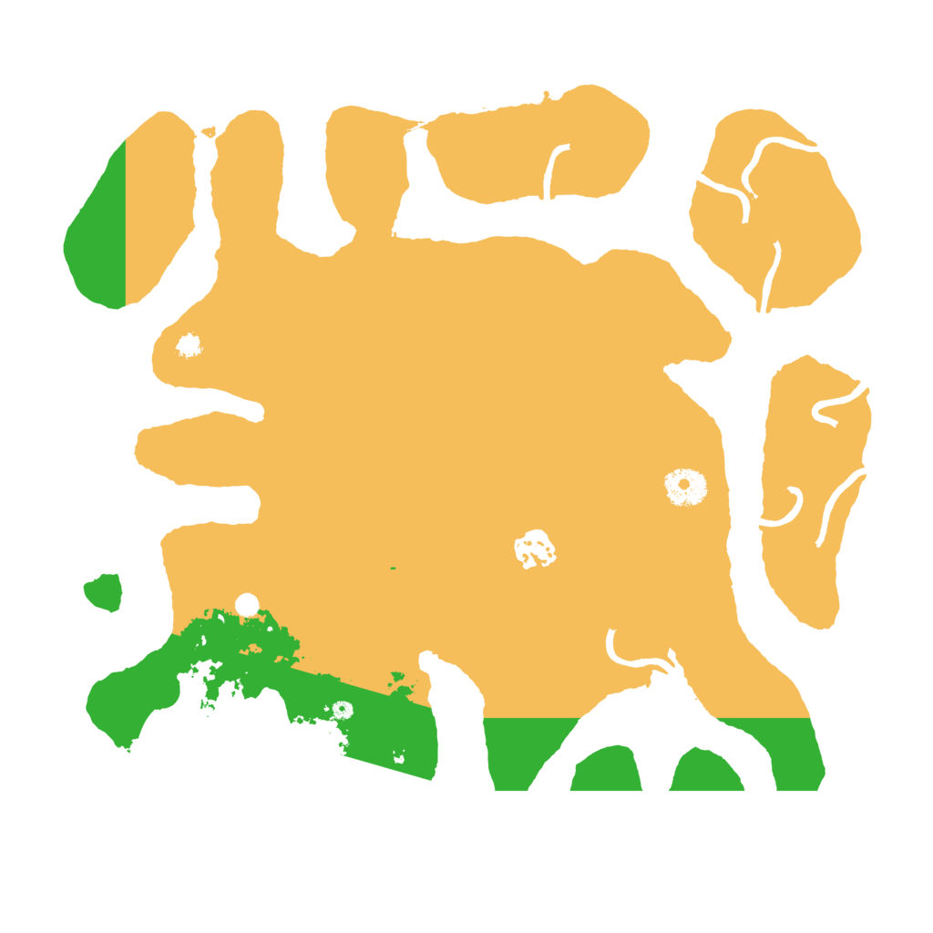 Biome Rust Map: Procedural Map, Size: 3500, Seed: 3073