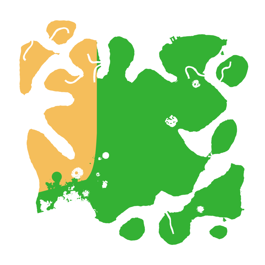 Biome Rust Map: Procedural Map, Size: 3502, Seed: 13891