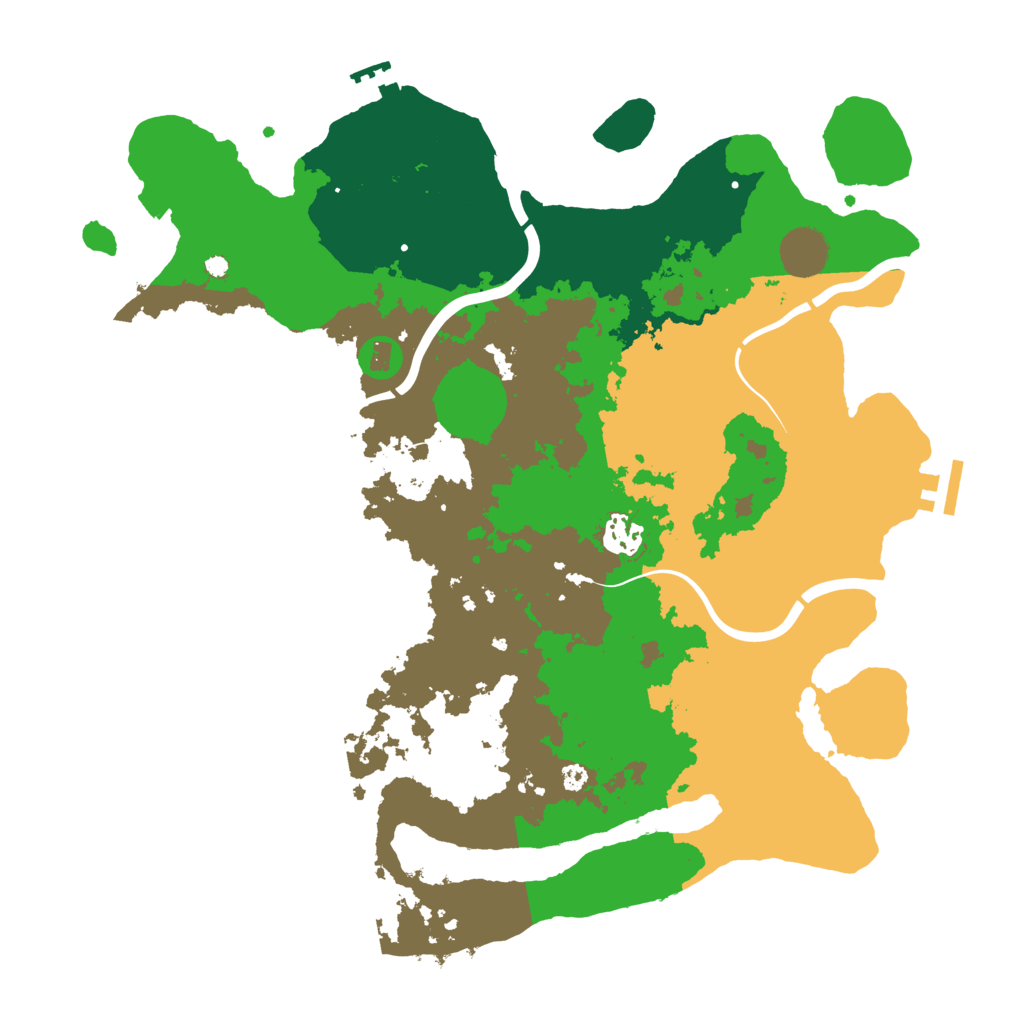 Biome Rust Map: Procedural Map, Size: 3750, Seed: 916756731
