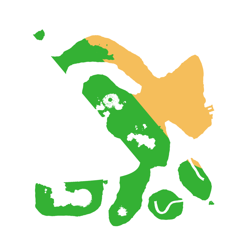 Biome Rust Map: Procedural Map, Size: 2500, Seed: 16092021