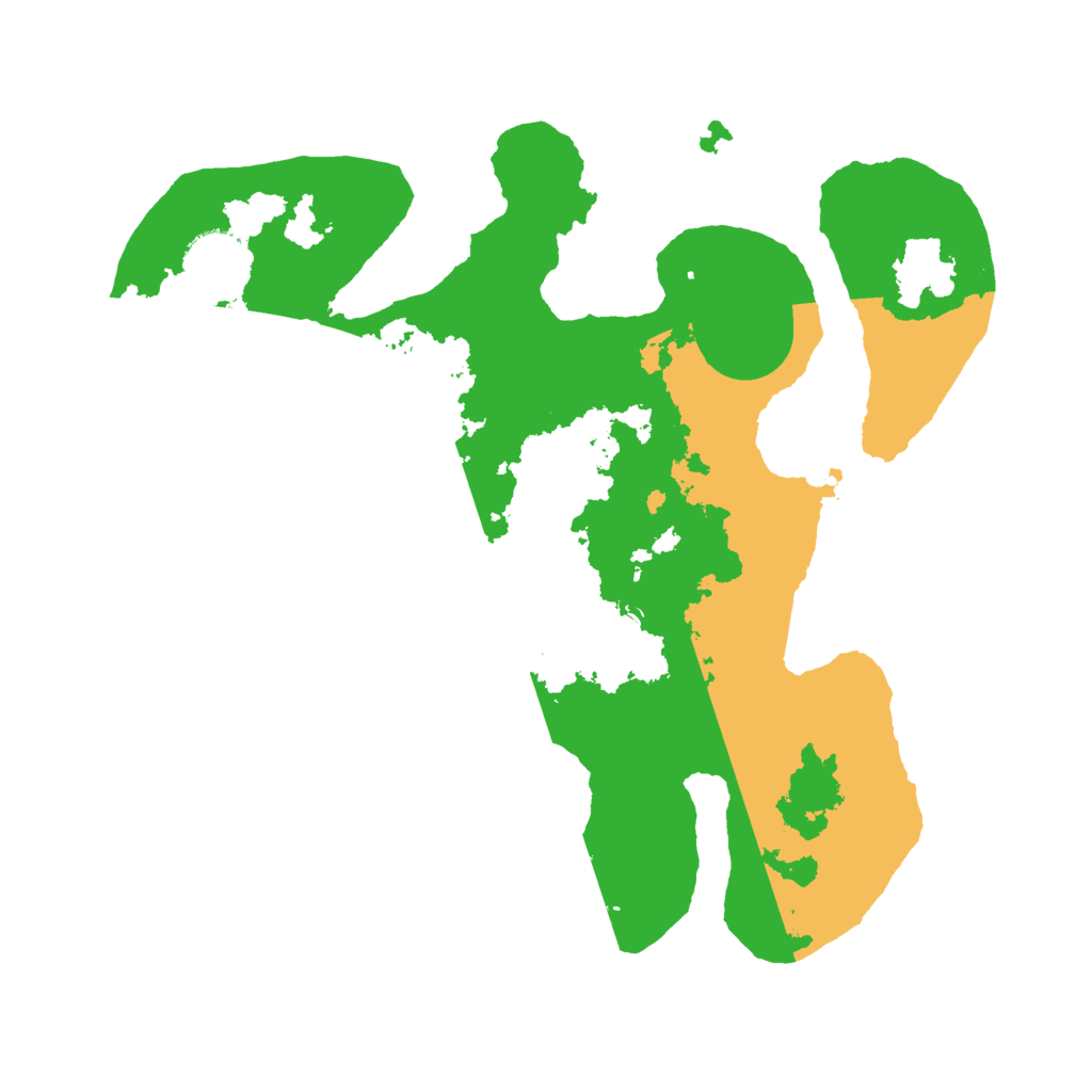 Biome Rust Map: Barren, Size: 3000, Seed: 95