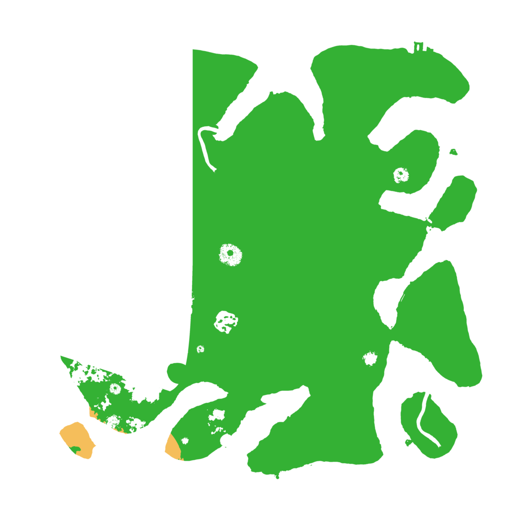 Biome Rust Map: Procedural Map, Size: 3500, Seed: 24523