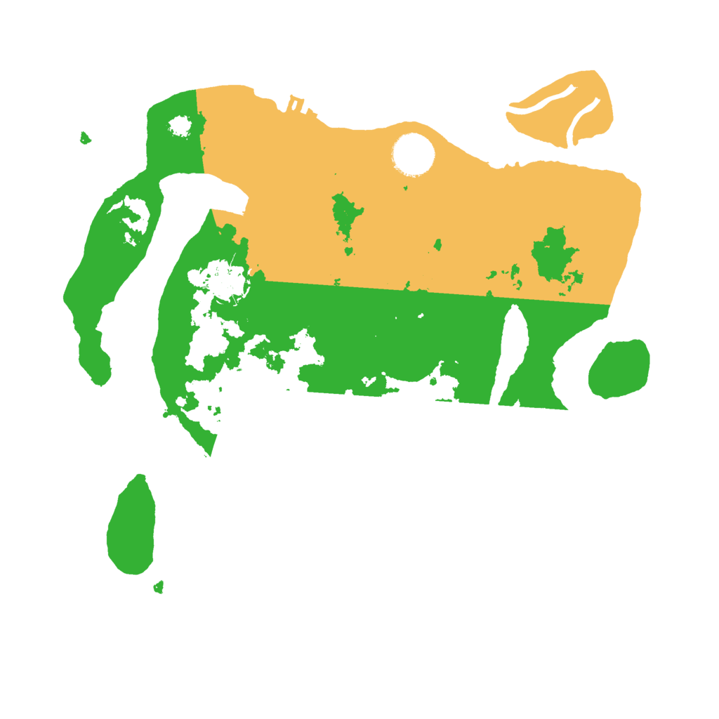 Biome Rust Map: Procedural Map, Size: 3000, Seed: 1258565052