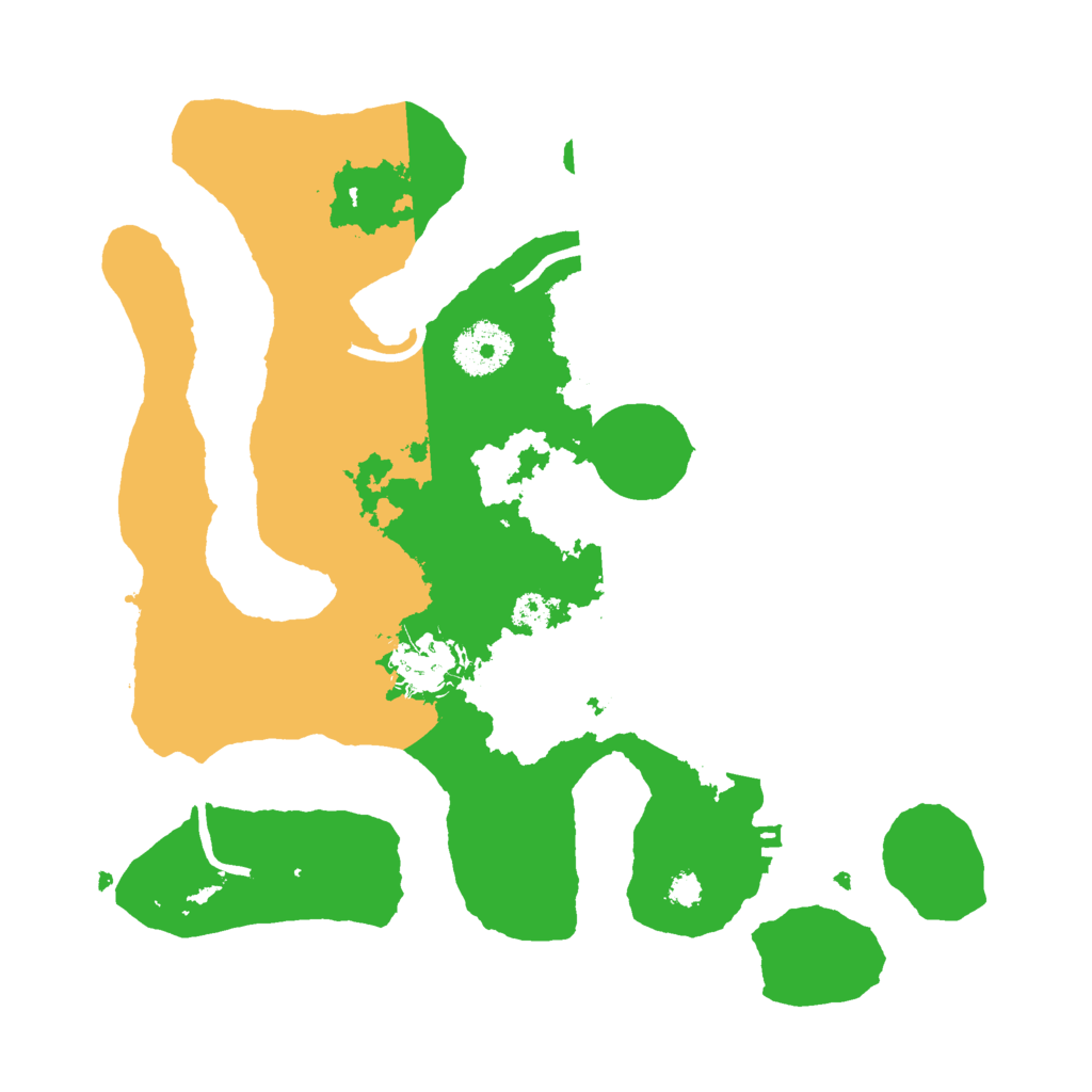 Biome Rust Map: Procedural Map, Size: 3000, Seed: 272201557