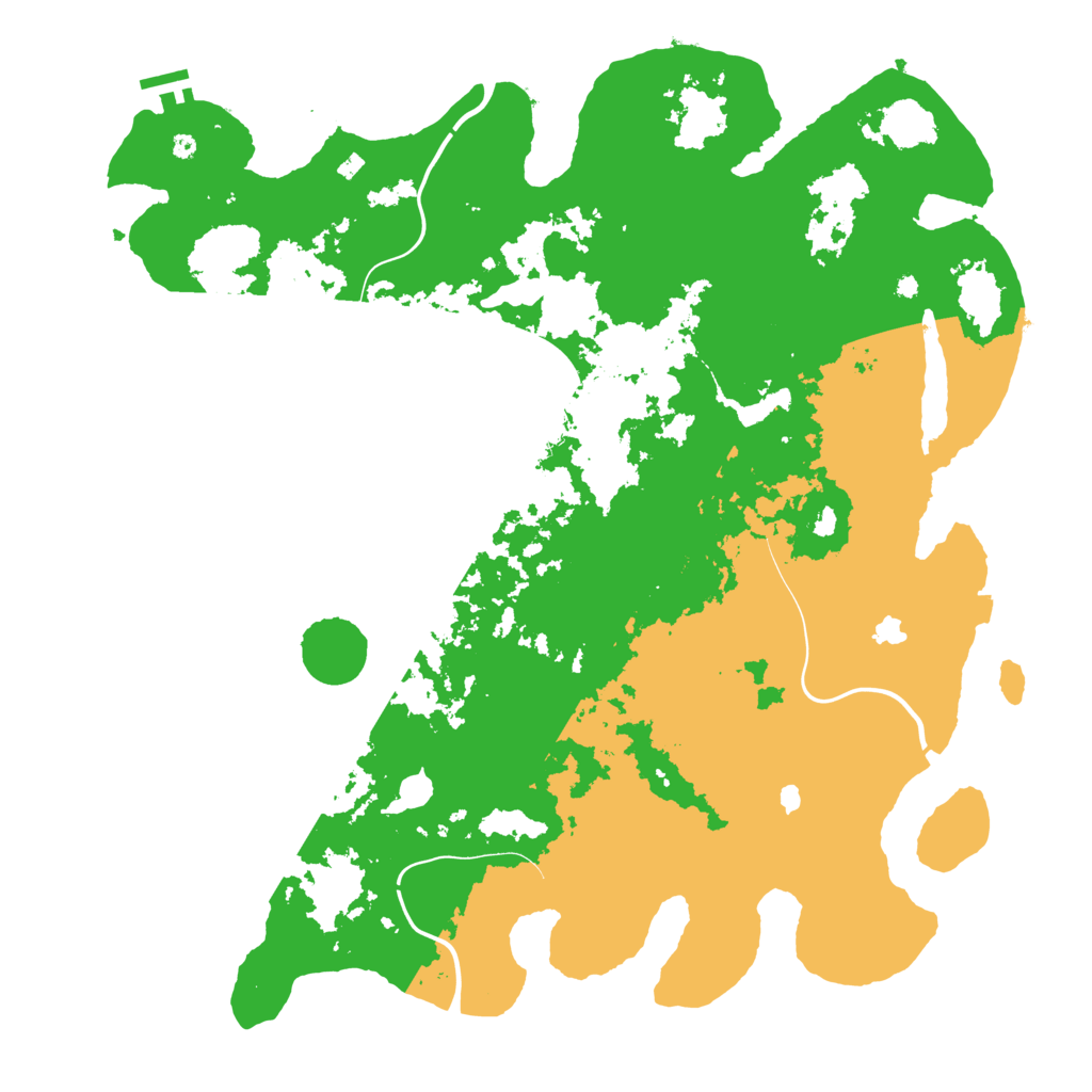 Biome Rust Map: Procedural Map, Size: 4500, Seed: 12653514