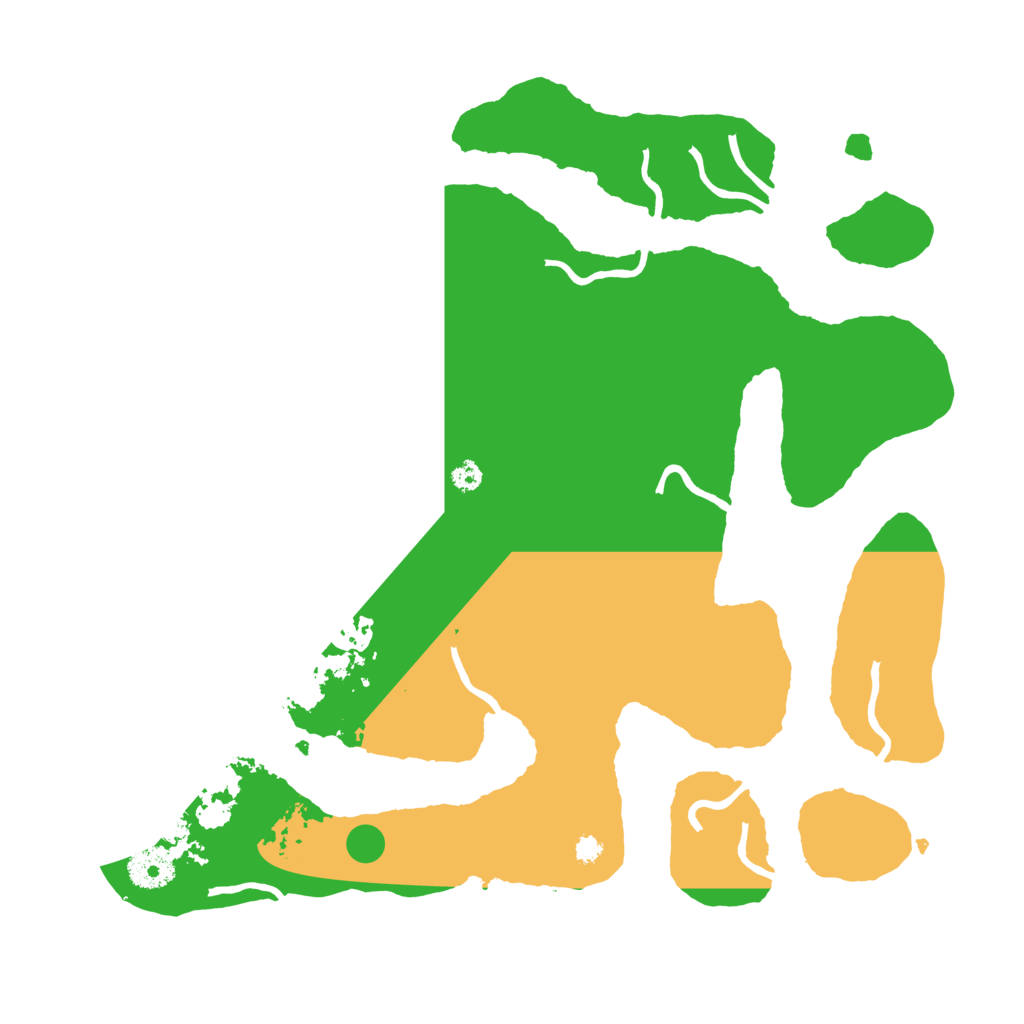 Biome Rust Map: Procedural Map, Size: 3500, Seed: 6428451