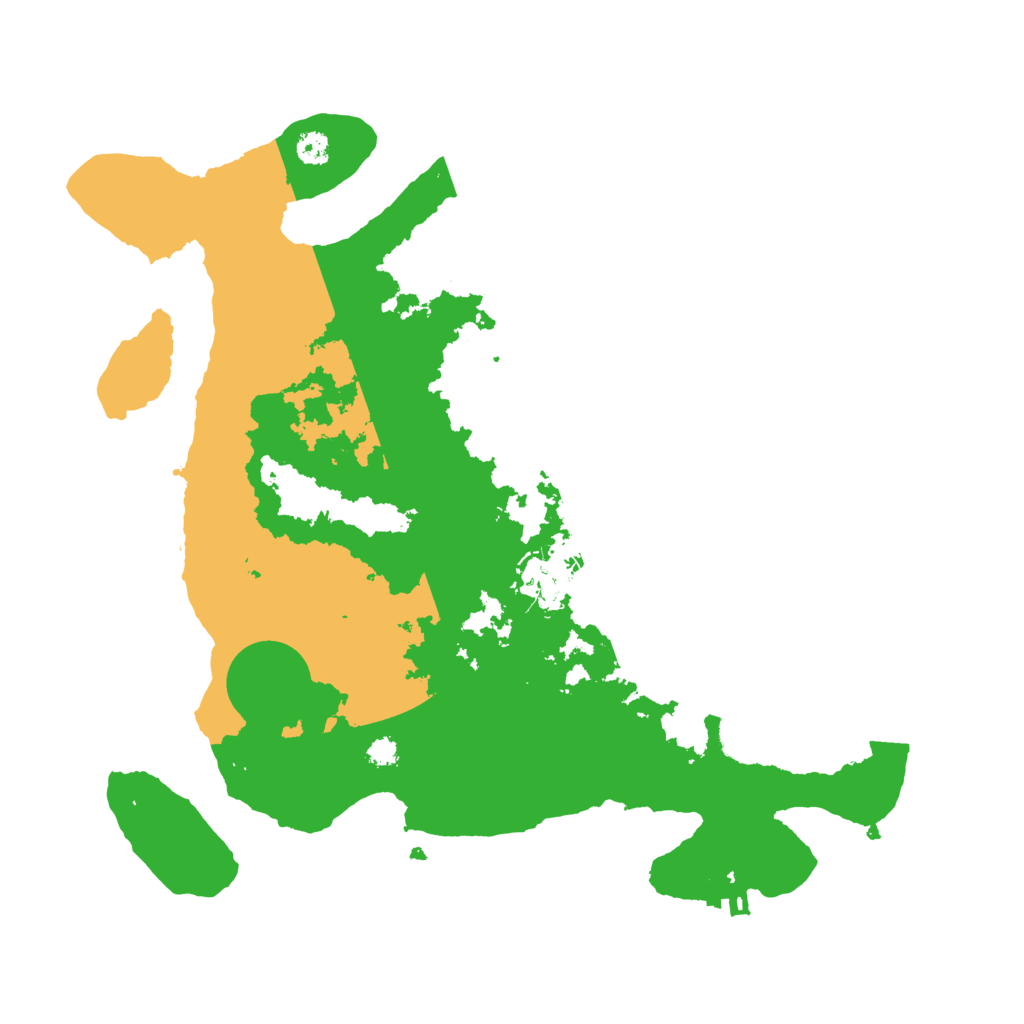 Biome Rust Map: Procedural Map, Size: 3200, Seed: 1006