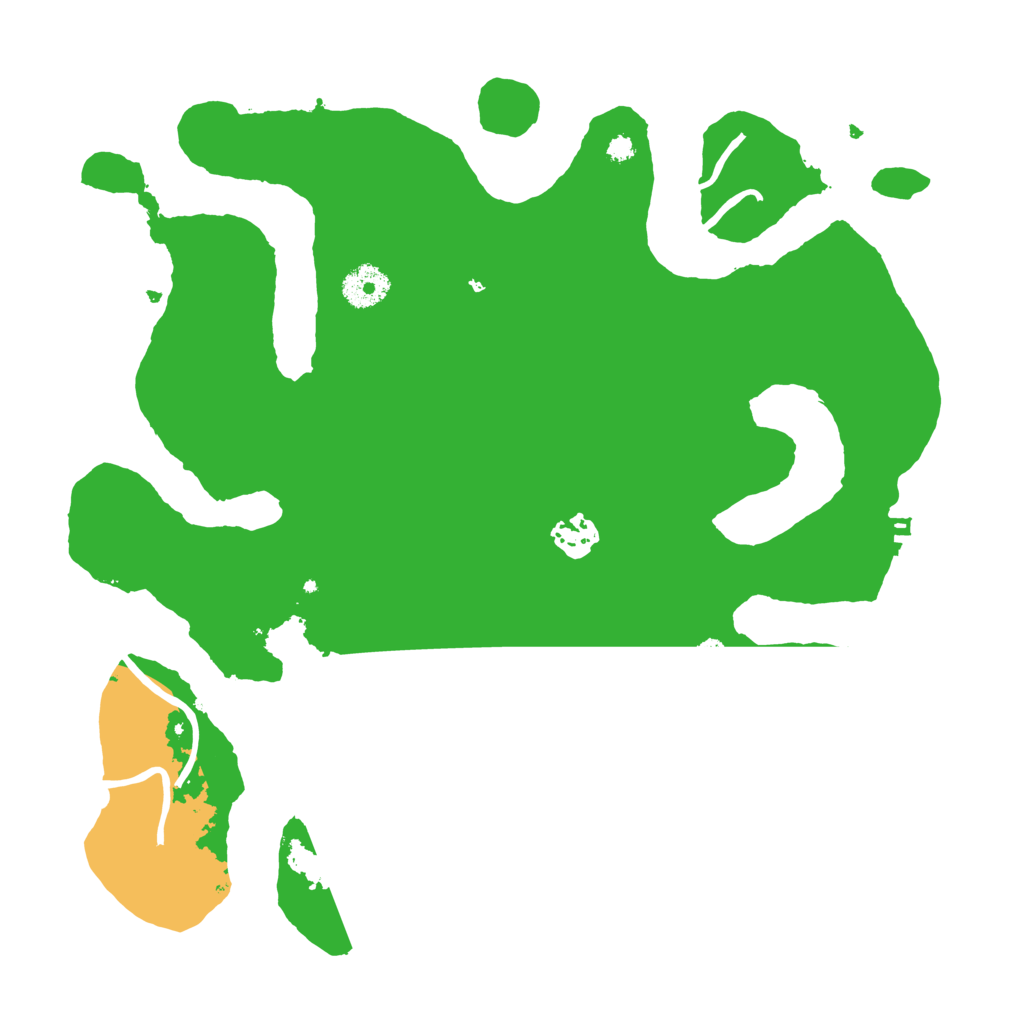 Biome Rust Map: Procedural Map, Size: 3500, Seed: 161573