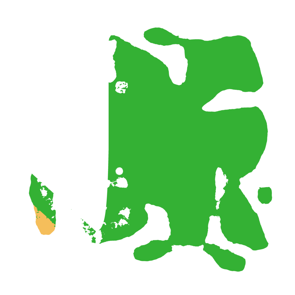 Biome Rust Map: Barren, Size: 3500, Seed: 899