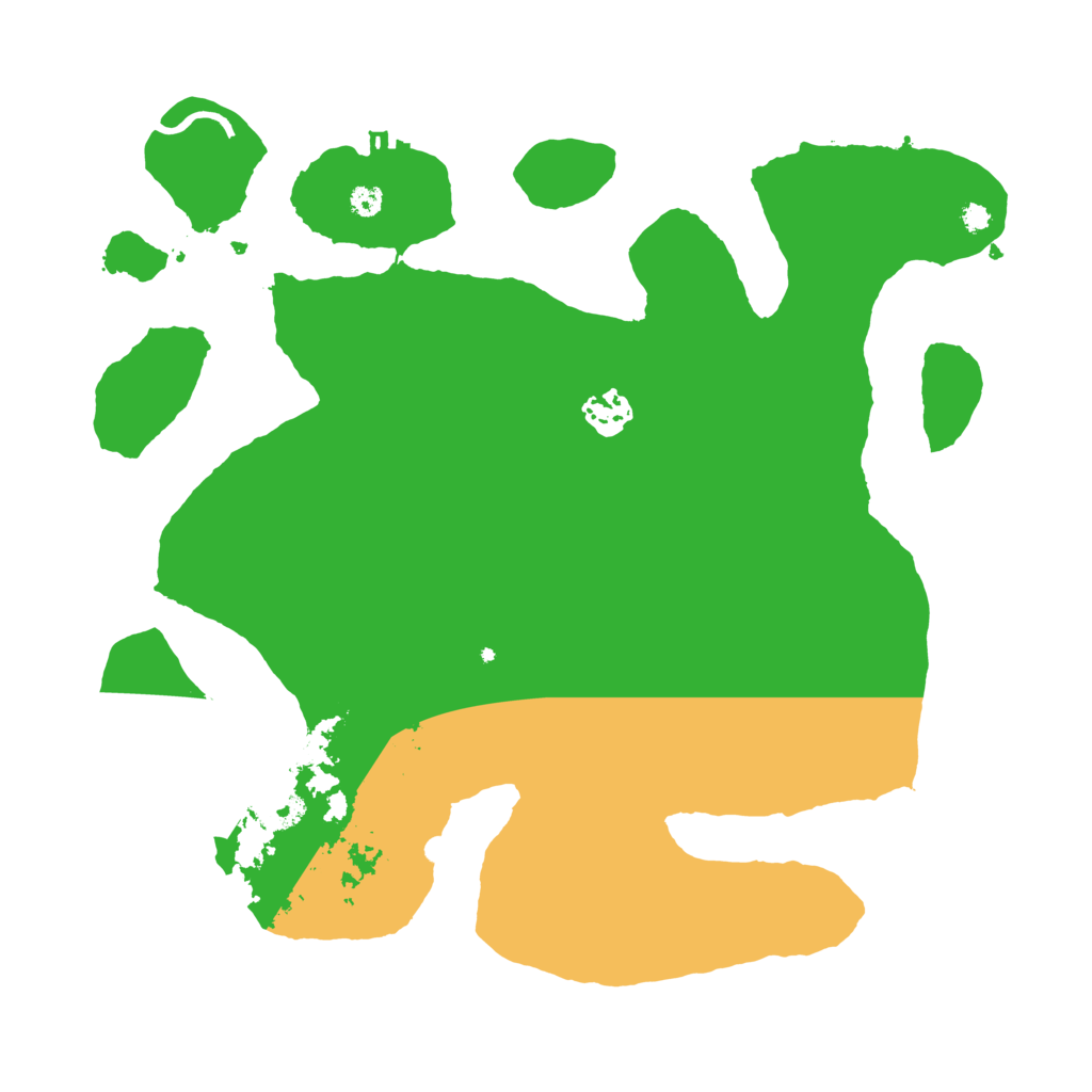 Biome Rust Map: Procedural Map, Size: 3500, Seed: 2108862844