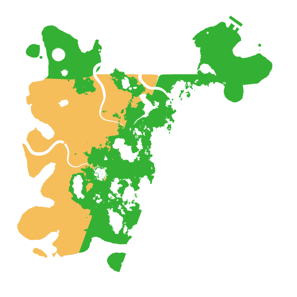 Biome Rust Map: Procedural Map, Size: 4000, Seed: 439753