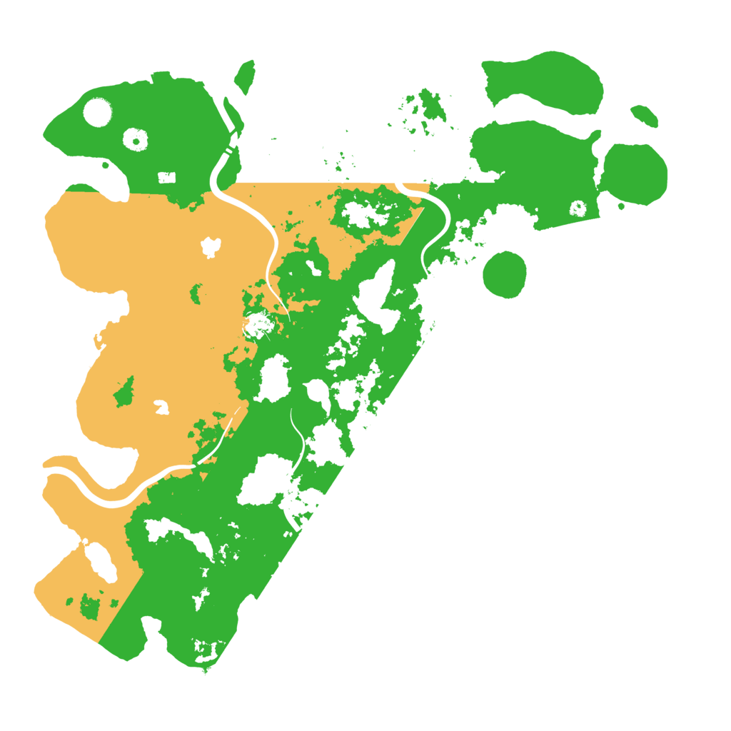 Biome Rust Map: Procedural Map, Size: 4500, Seed: 560105321
