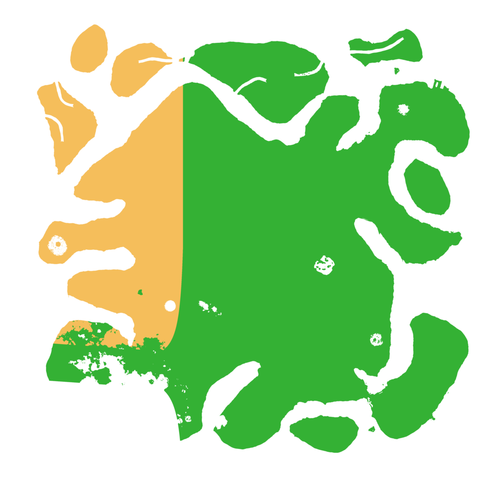 Biome Rust Map: Procedural Map, Size: 4000, Seed: 2021684615