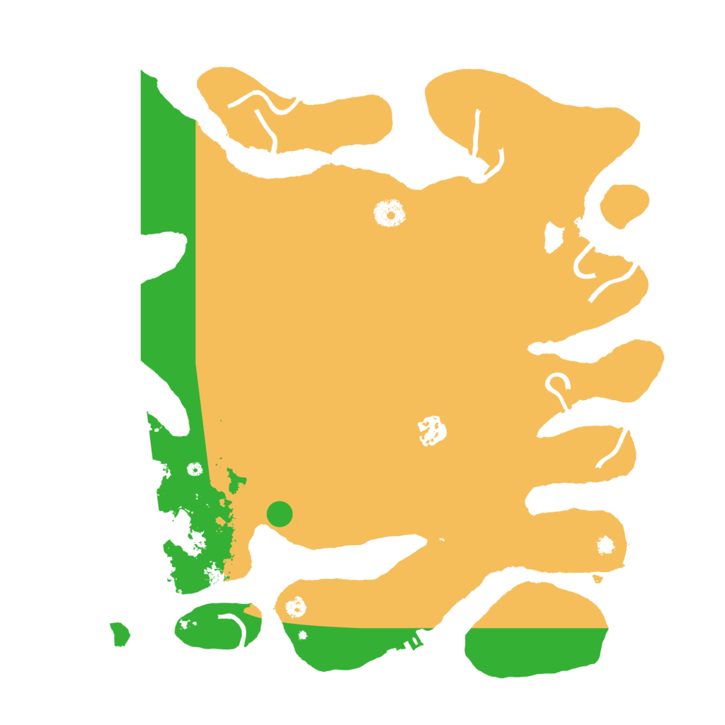 Biome Rust Map: Procedural Map, Size: 3700, Seed: 117865103