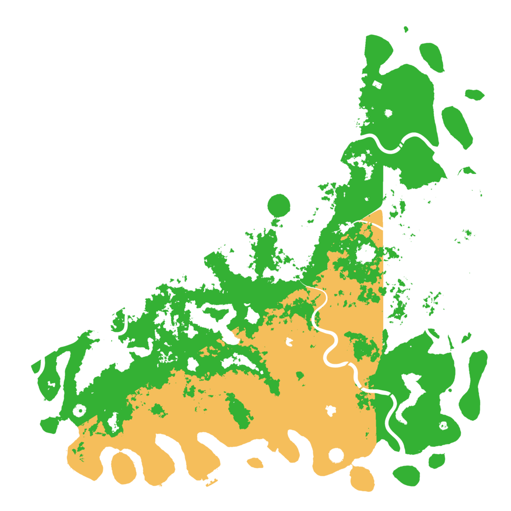 Biome Rust Map: Procedural Map, Size: 6000, Seed: 2137937518