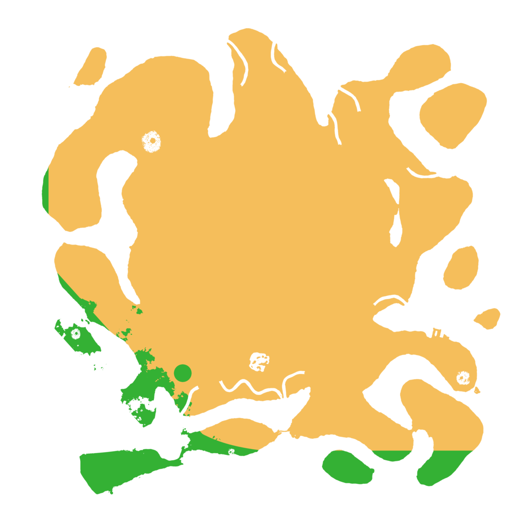 Biome Rust Map: Procedural Map, Size: 3950, Seed: 1063137468