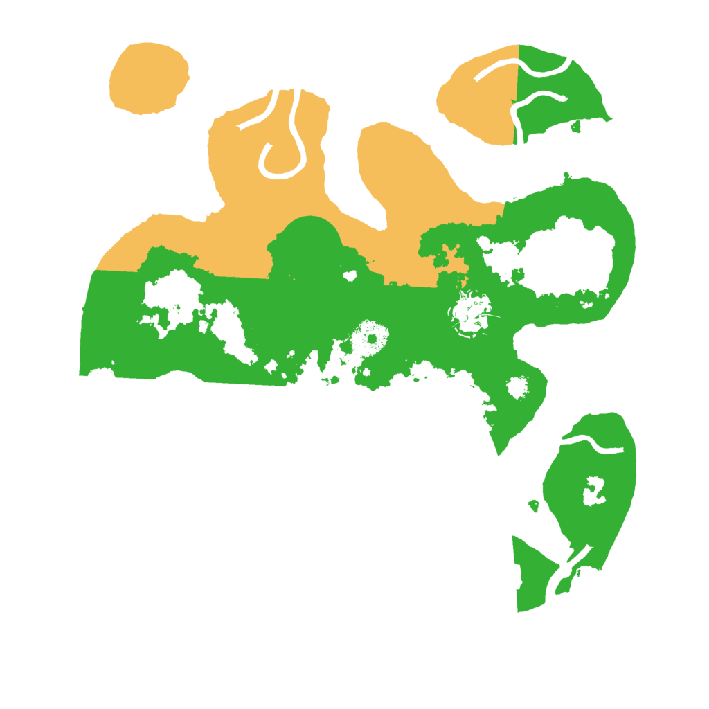 Biome Rust Map: Procedural Map, Size: 3000, Seed: 981119