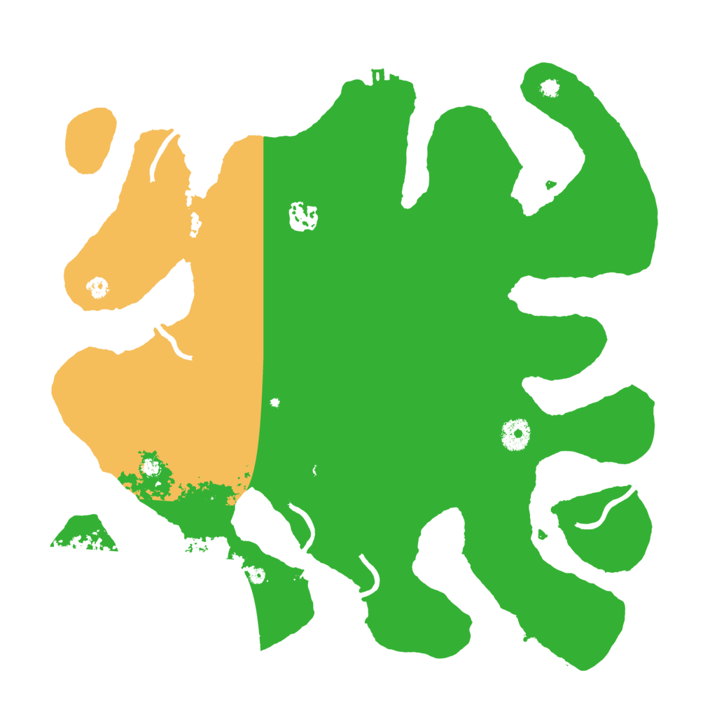 Biome Rust Map: Procedural Map, Size: 3500, Seed: 1641073844