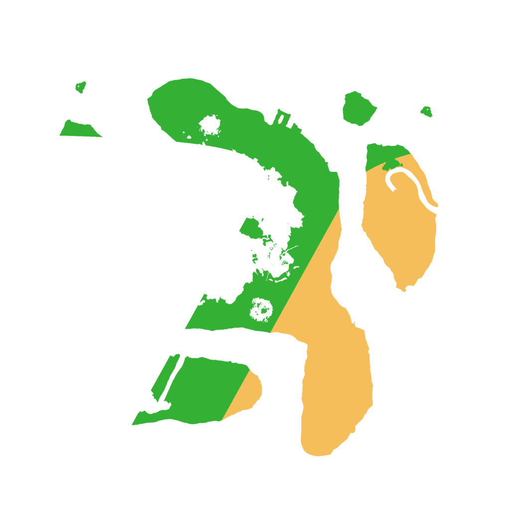 Biome Rust Map: Procedural Map, Size: 2250, Seed: 8459150