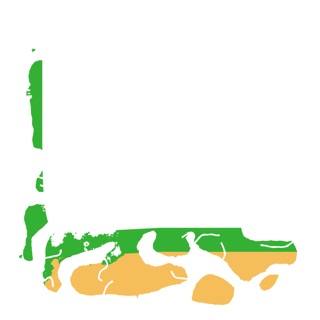 Biome Rust Map: Procedural Map, Size: 4500, Seed: 1886192655